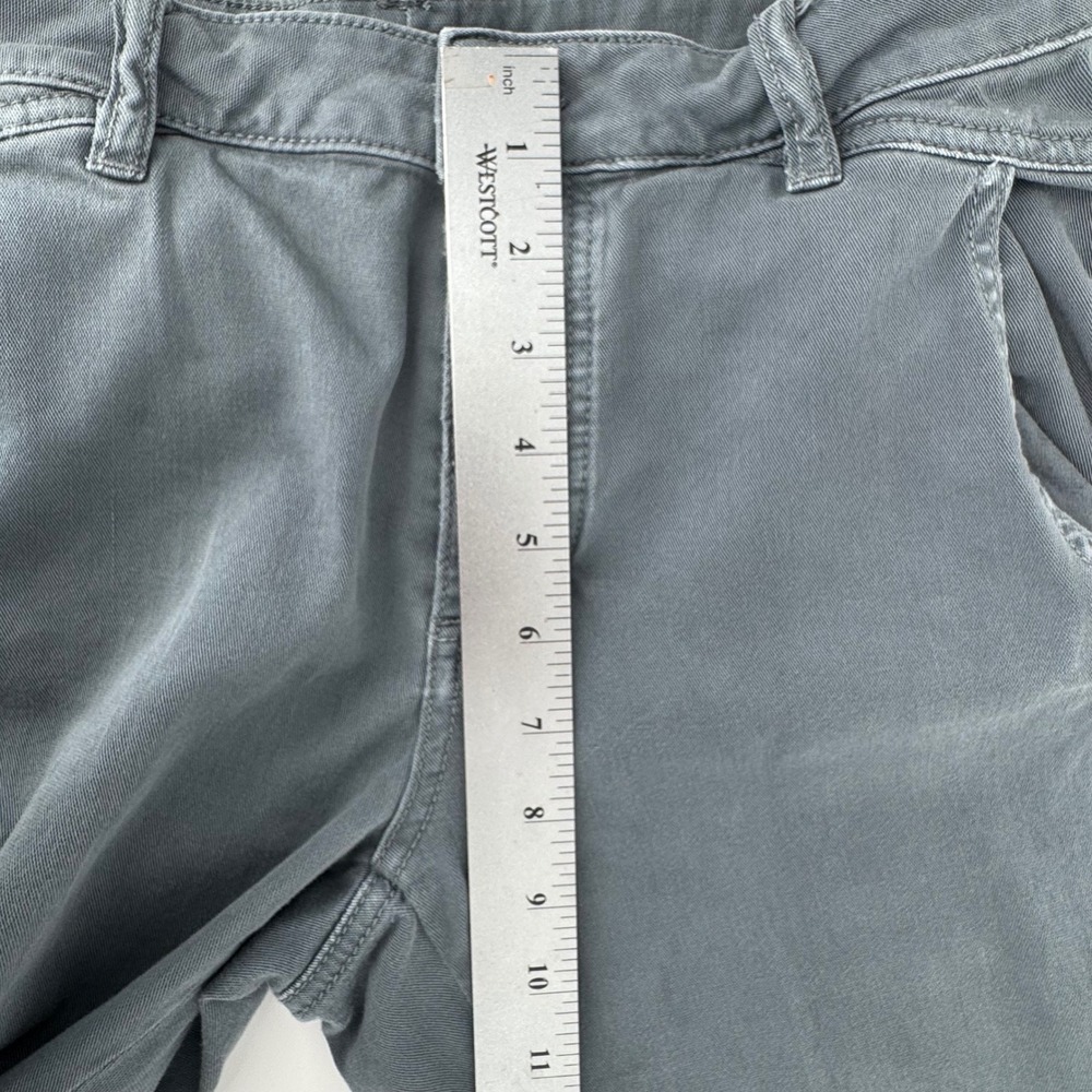 prAna Button‎ Fly Pant Womens 6 Gray Skinny Mid Rise Stretch Hiking Ankle Pants - Picture 6 of 9